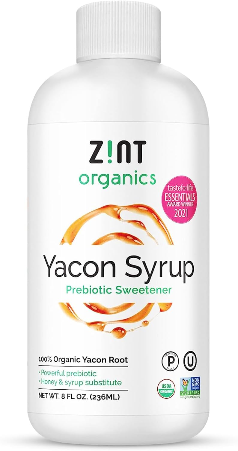 Zint Organic Yacon Syrup - Prebiotic Sweetener - Image 1